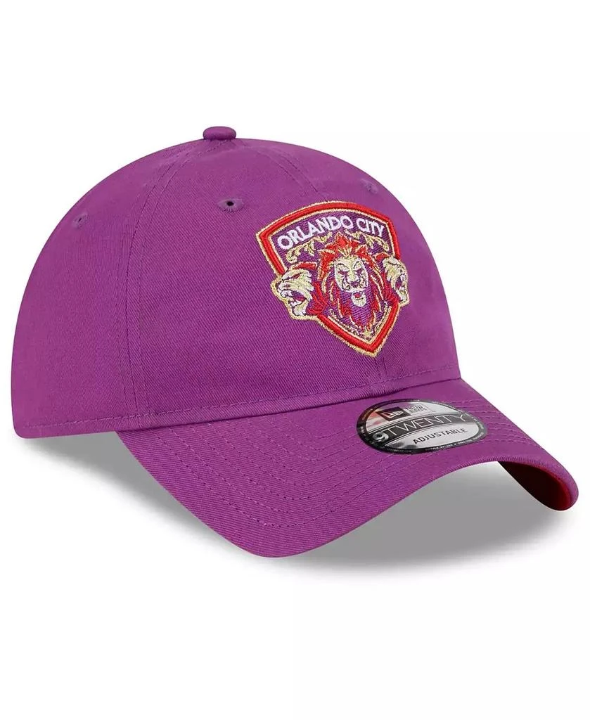 New Era Men's Purple Orlando City SC Jersey Hook 9TWENTY Adjustable Hat 3