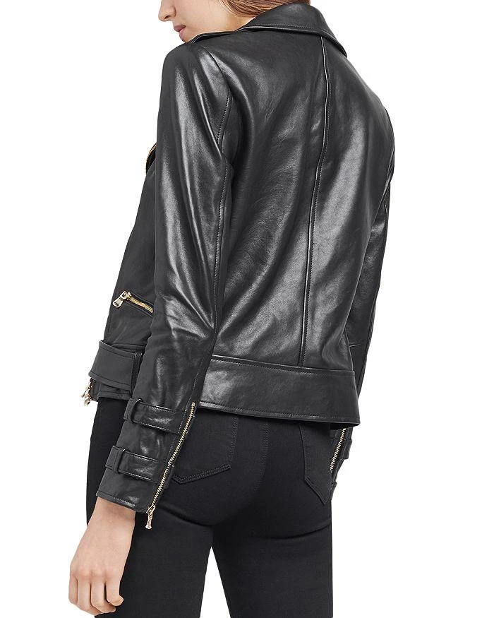 L'Agence Billie Belted Leather Jacket 2