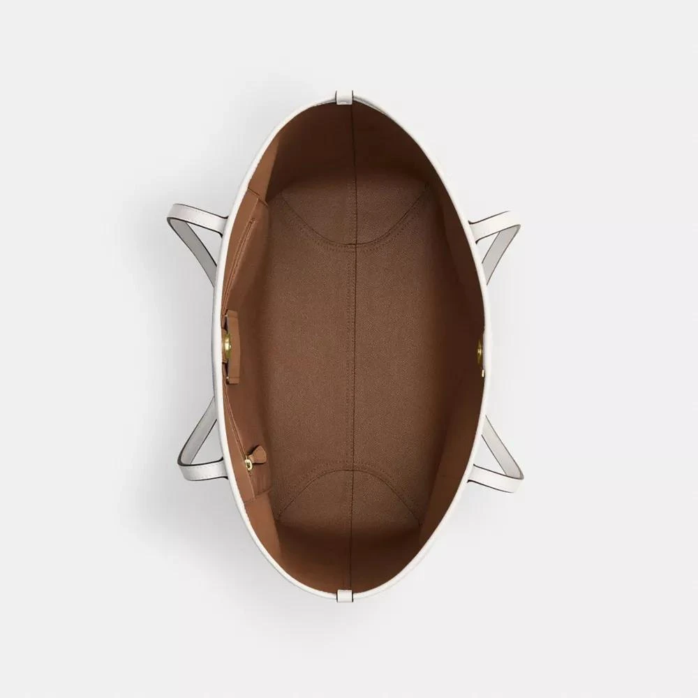 Coach City Tote Bag In Signature Canvas 4