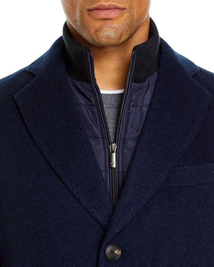 Cardinal of Canada Wool-Cashmere Regular Fit Topcoat With Bib 3
