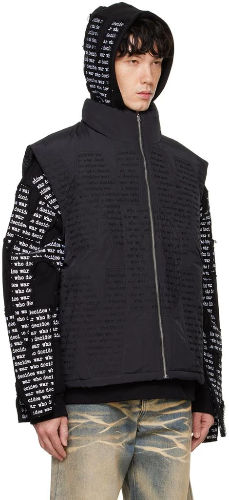 Who Decides War Black WDW Ski Vest 2