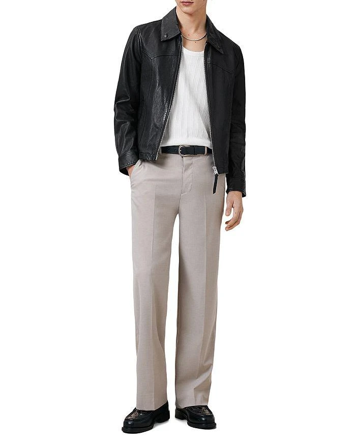 ALL SAINTS Nellcot Boxy Fit Western Yoke Leather Jacket 2