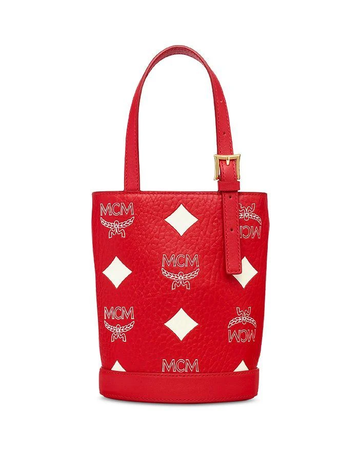 MCM Aren Bucket Tote in Maxi Visetos 6