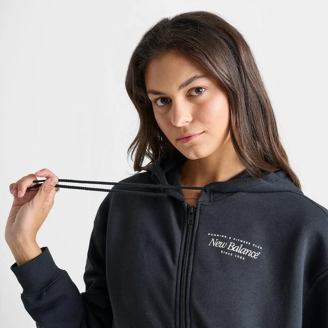 New Balance Women's New Balance Logo Full-Zip Hoodie 5
