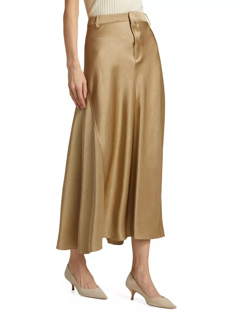 Vince Satin Trouser A-Line Skirt 4