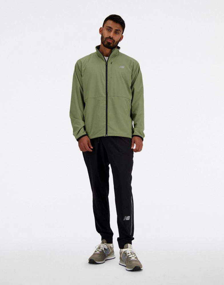 New Balance New Balance Stretch woven jacket in green 3