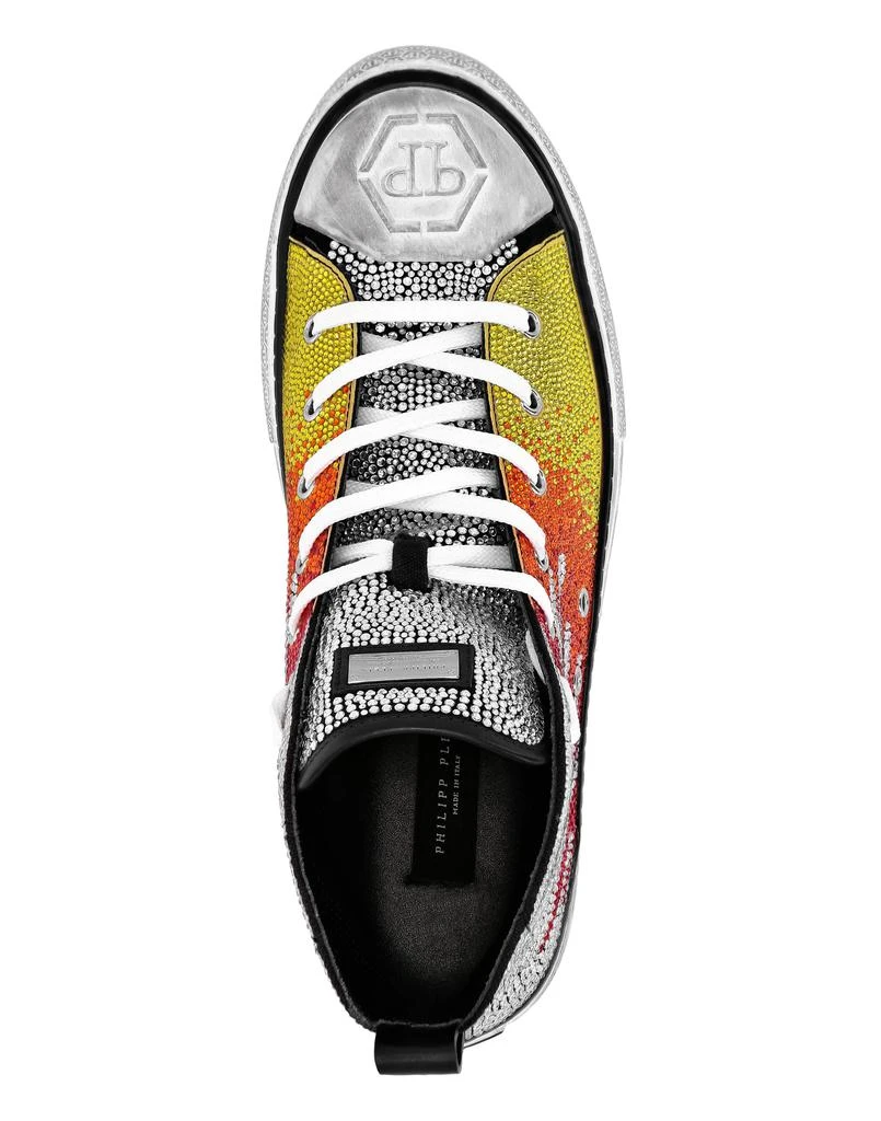 Philipp Plein Hi-Top Sneakers Flames Megastar 3