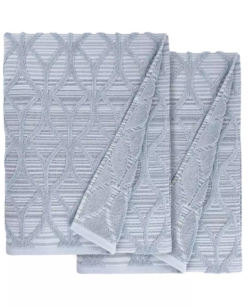 Linum Home Textiles Alev Jacquard 2 Piece Turkish Cotton