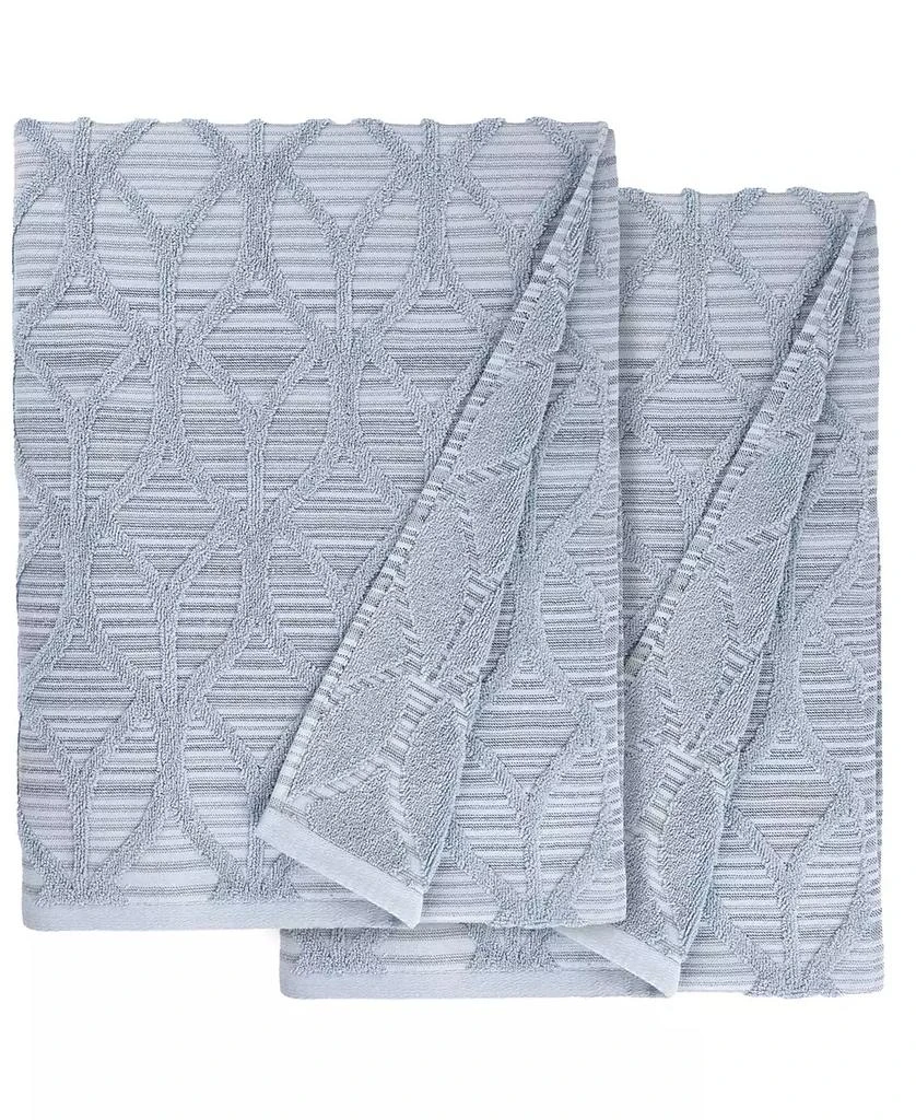 Linum Home Textiles Alev Jacquard 2 Piece Turkish Cotton 2