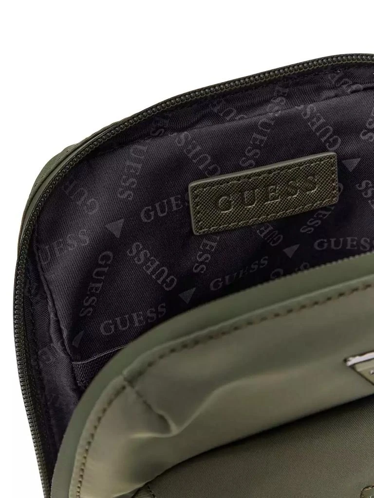 GUESS Men's Crossover Zip Logo Sling Bag 3