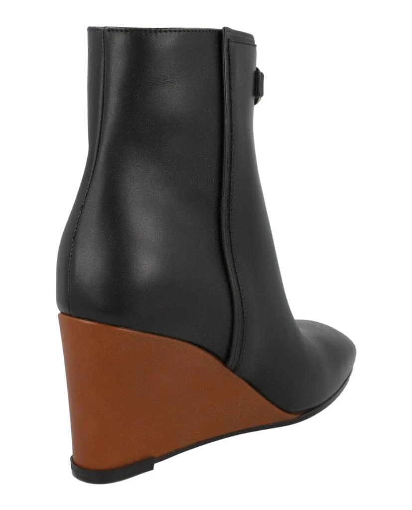 Salvatore Ferragamo Catuja Leather Wedge Booties 2