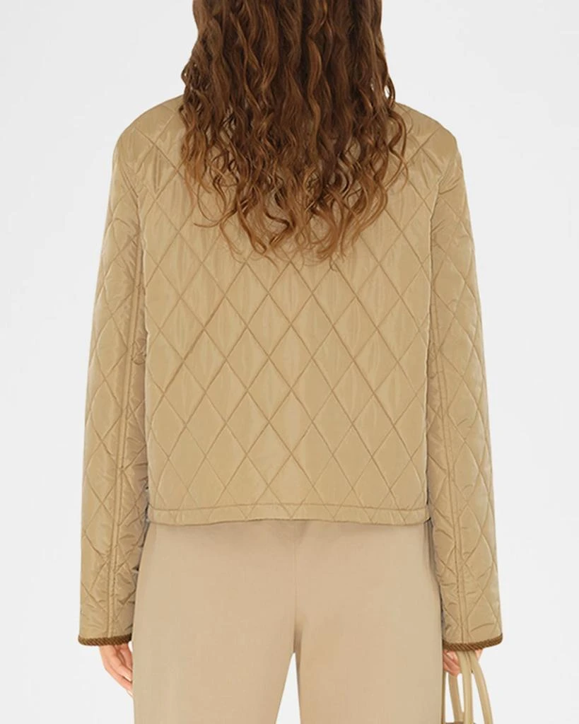 Burberry Corduroy-Collar Quilted Jacket 3