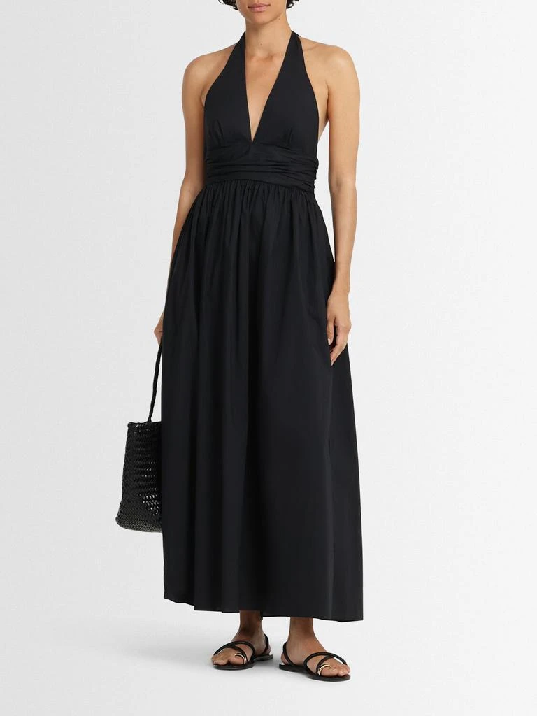 Matteau Plunge Halter Neck Long Dress 1