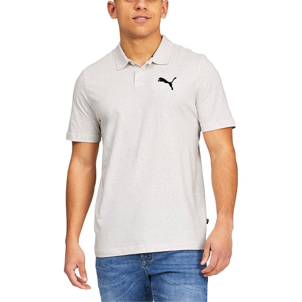 Puma Essentials Heather Short Sleeve Polo Shirt