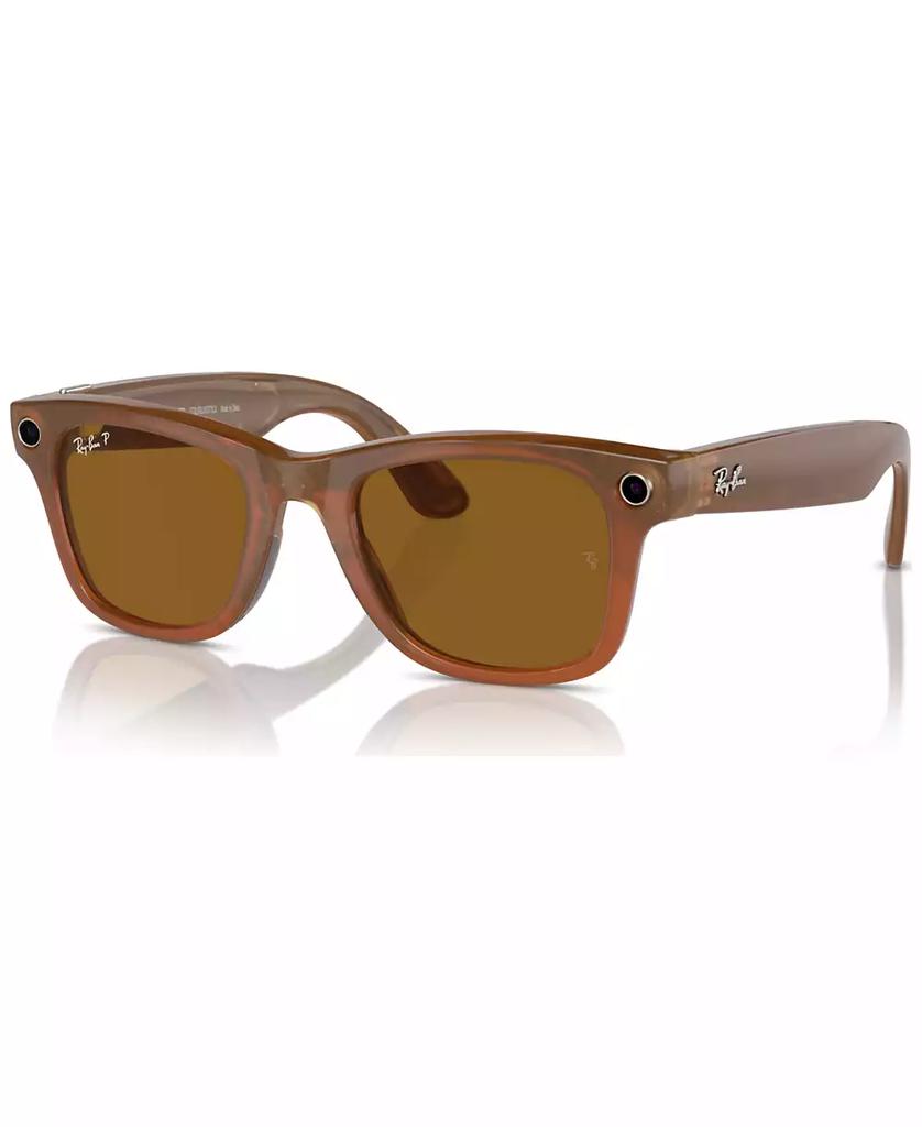 Ray-Ban Meta Wayfarer Unisex Polarized AI Sunglasses, RW4006