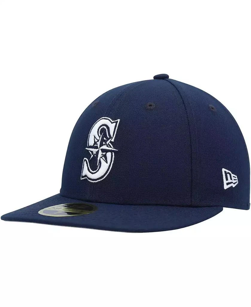 New Era Men's Navy Seattle Mariners Oceanside Low Profile 59FIFTY Fitted Hat 1