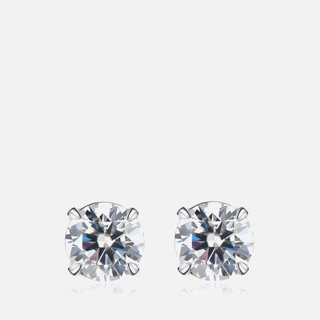 CARAT* LONDON Carat London Eternal 9k White Gold Stud Earrings 1