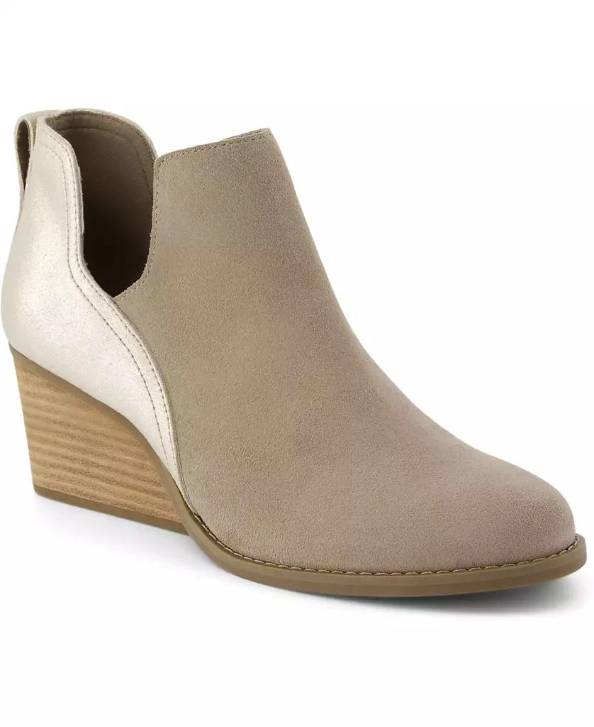 TOMS Women's Gwen Slip On Wedge Bootie 1