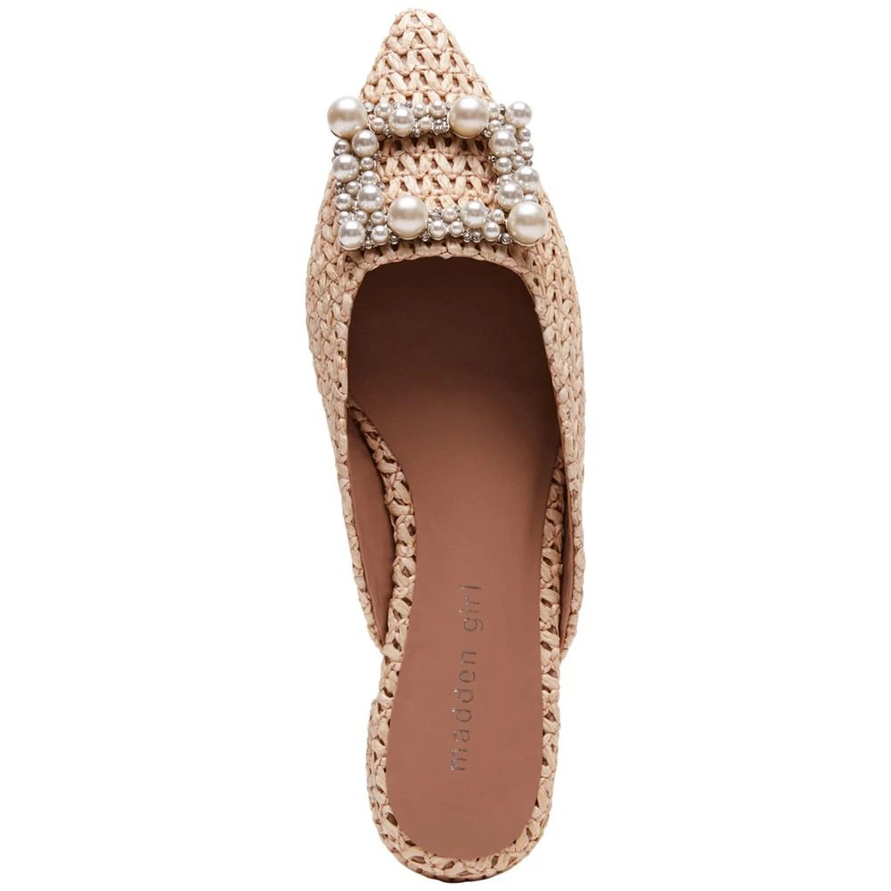 Madden Girl Ditzy Embellished Pointed-Toe Flat Mules 4