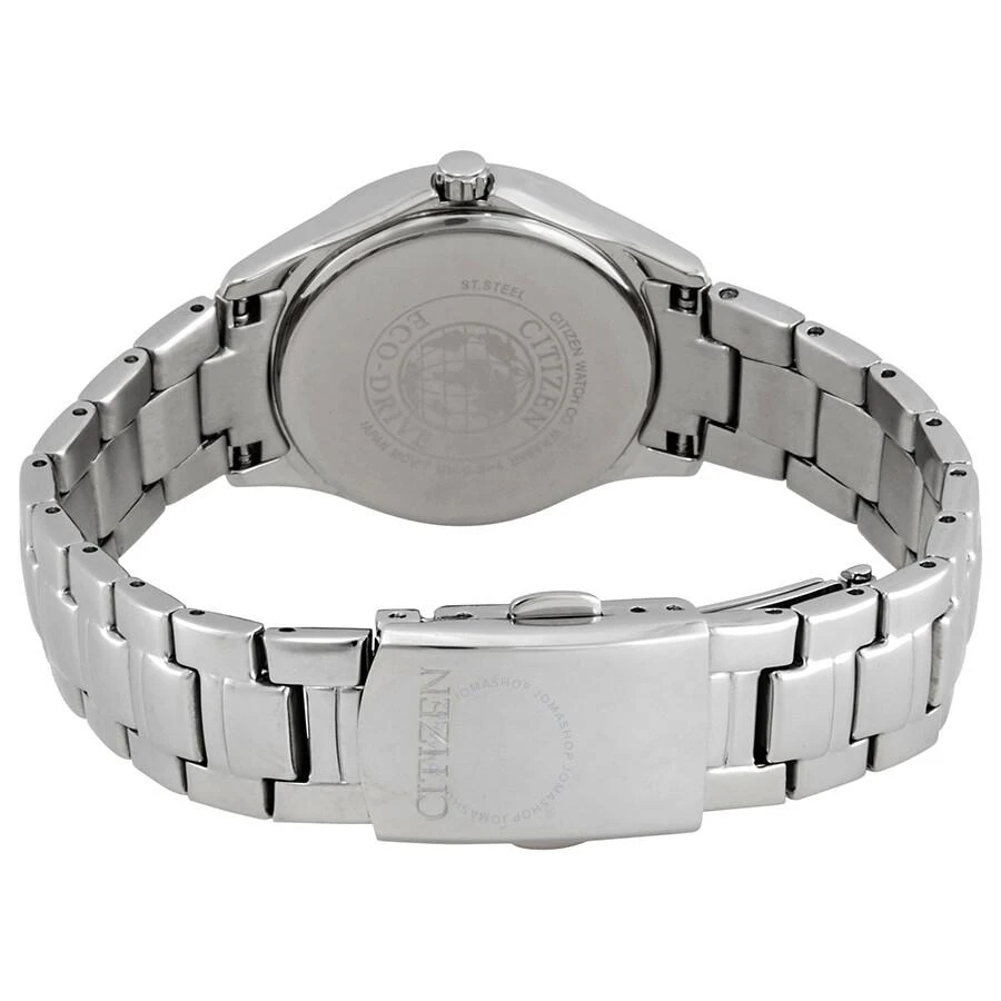 Citizen Silhouette Crystal Eco-Drive Blue Dial Stainless Steel Ladies Watch FE1140-86L 3