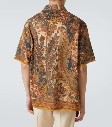 Valentino Paisley linen shirt 4