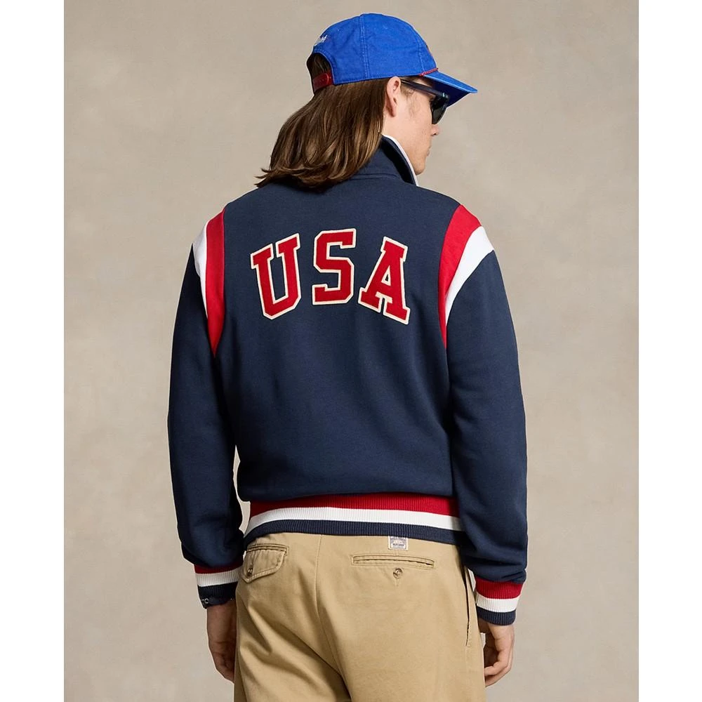 Ralph Lauren Unisex Team USA Fleece Baseball Jacket 7