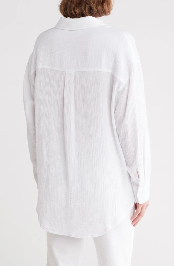 Joe's Gauze Boyfriend Button-Up Shirt 2