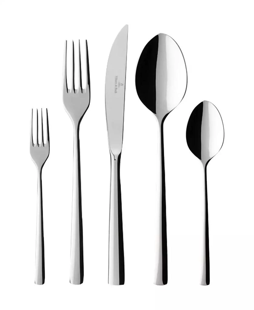 Villeroy & Boch Piemont 40 Piece Flatware Set, Service for 8 1