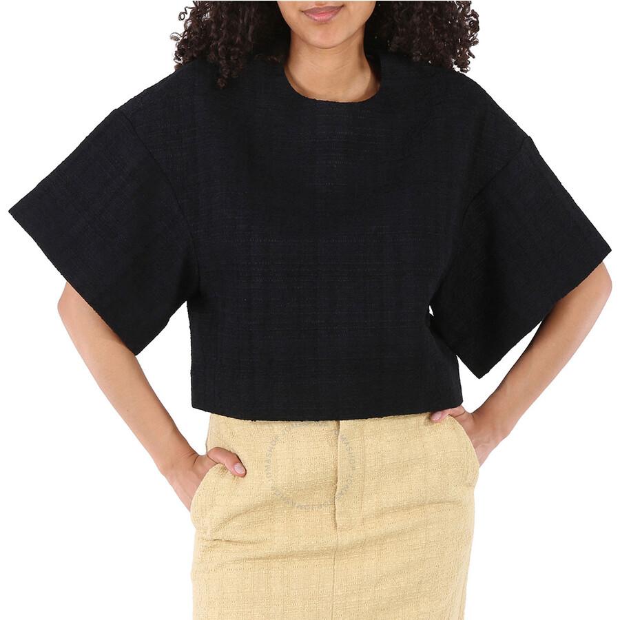 GAUCHERE Ladies Black Vlad Cropped Top