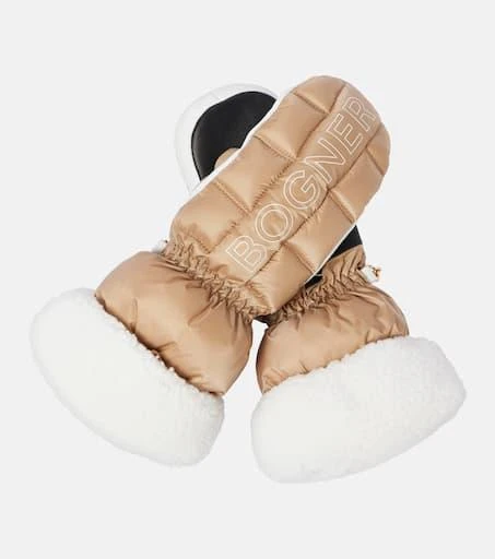 Bogner Sabina shearling ski mittens 1