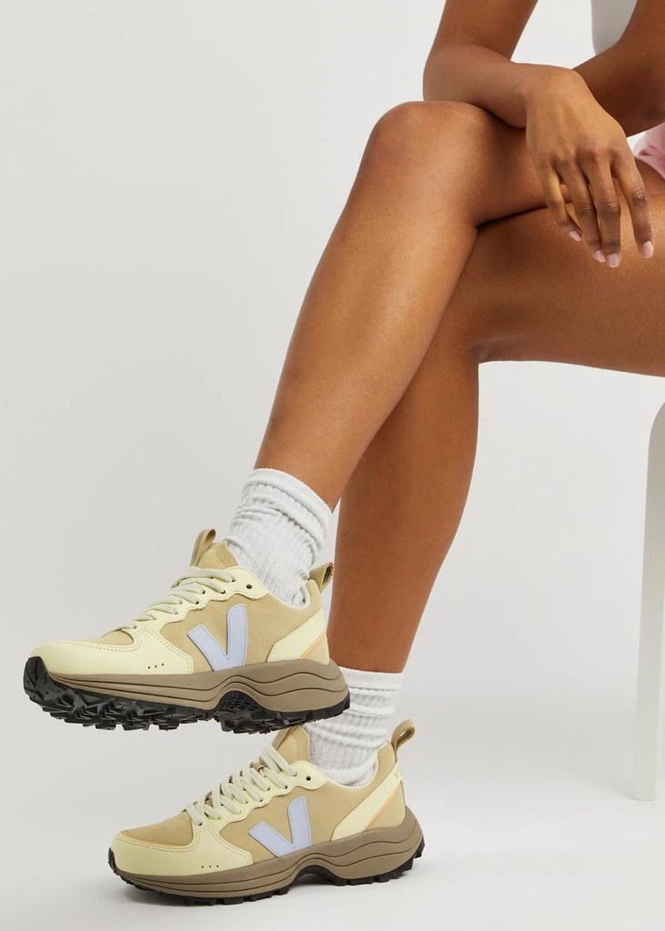 Veja Venturi panelled suede sneakers  5