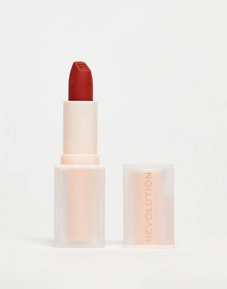 Revolution Revolution Lip Allure Soft Satin Lipstick CEO Brick Red 1