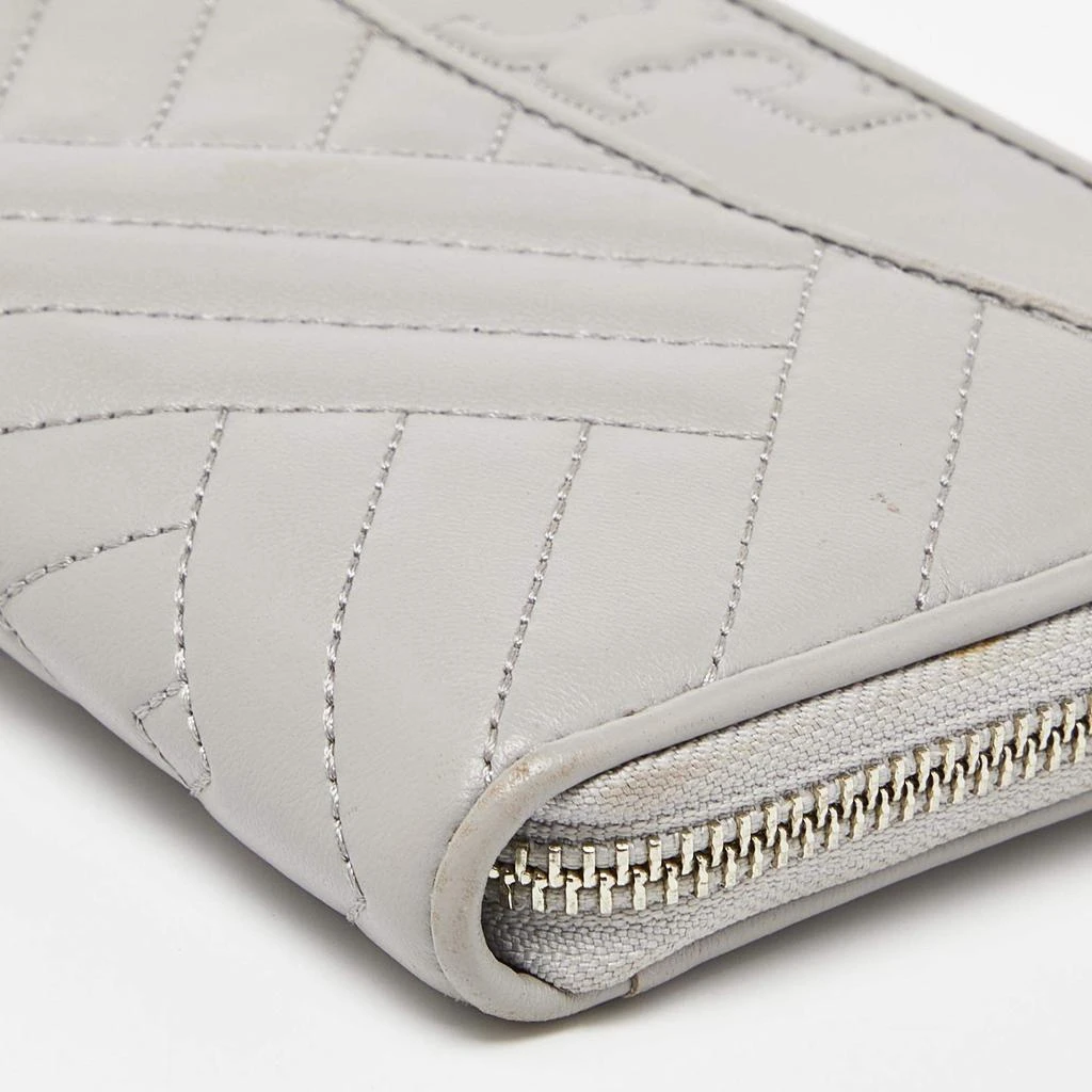 Tory Burch Tory Burch Grey Leather Alexa Continental Wallet 10