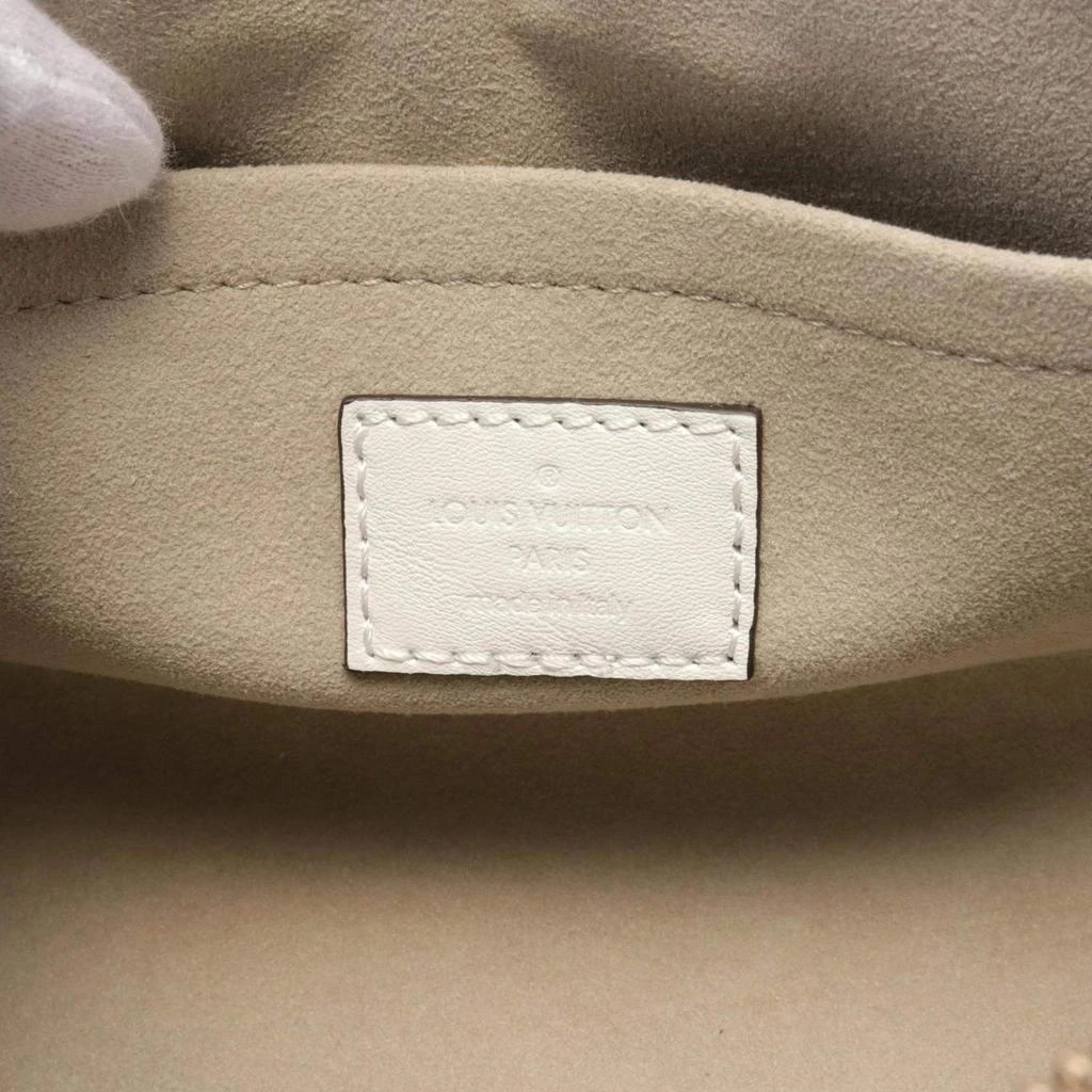 Louis Vuitton Louis Vuitton White Leather On The Go Ew Monogram Handbag 5