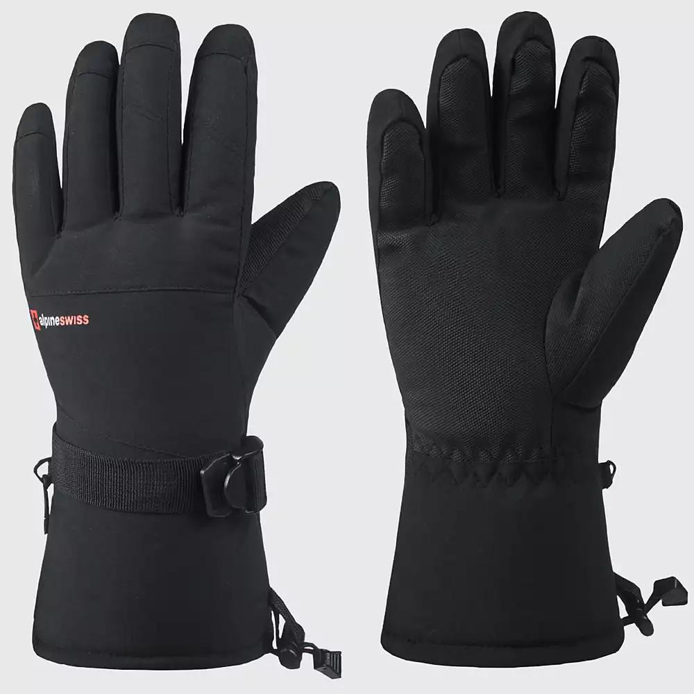 Alpine Swiss Mens Waterproof Ski Gloves Snowboarding 3M Thinsulate Winter Gloves