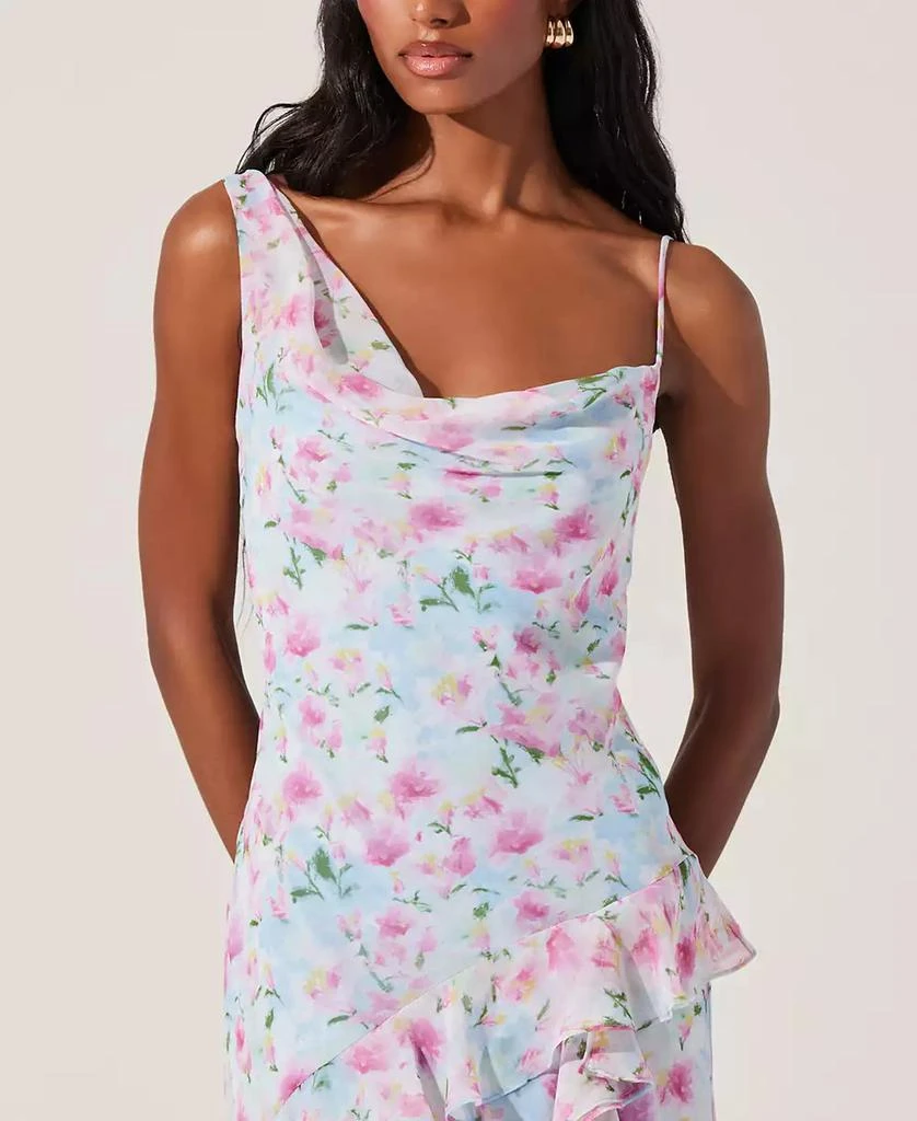 ASTR Women's Levina Asymmetric Maxi Dress 6