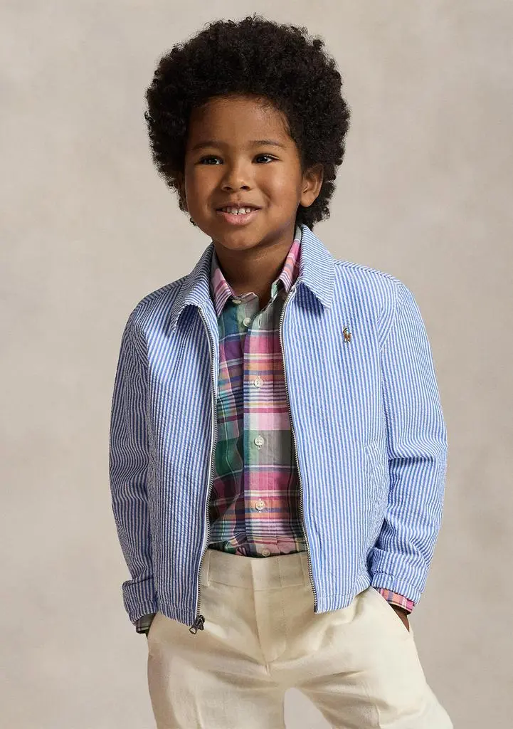 Ralph Lauren Boys 4-7 The Bayport Cotton Seersucker Jacket