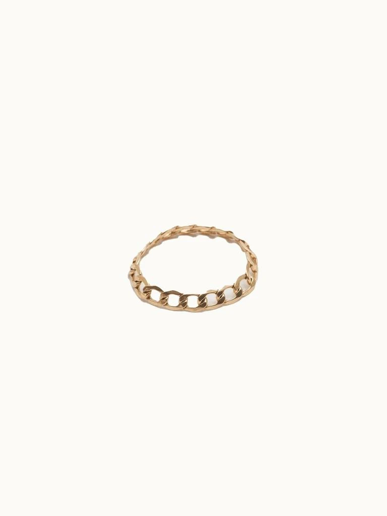 loren stewart Women
s Havana Chain Ring In Gold