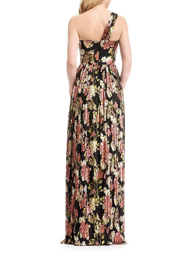 Dress The Population Idalia Floral One-Shoulder Gown 4