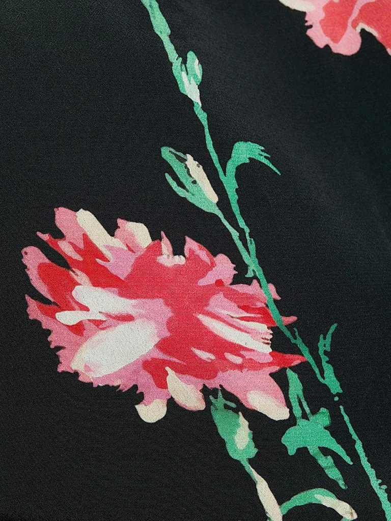 Libertine Cecil Beaton Pink Carnation Floral Silk Pants 7