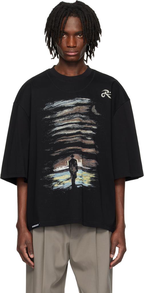 NAMESAKE Black Mayo Oversized 1900 T-shirt