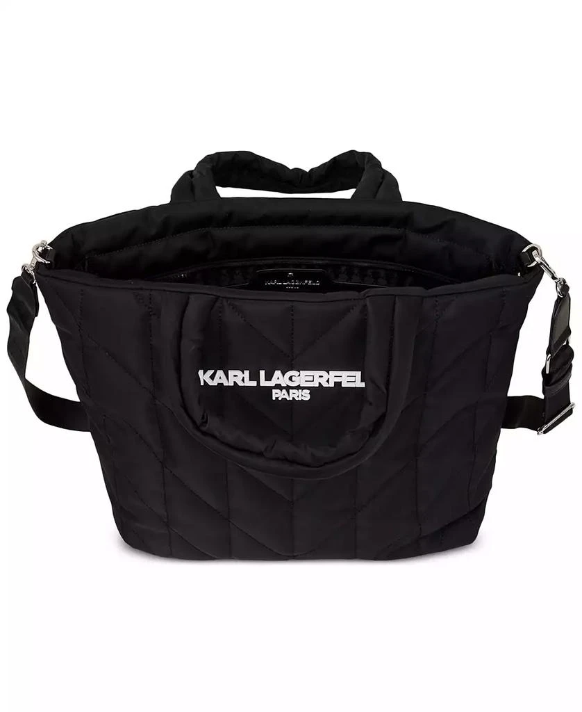 Karl Lagerfeld Paris Voyage Large Nylon Tote 4