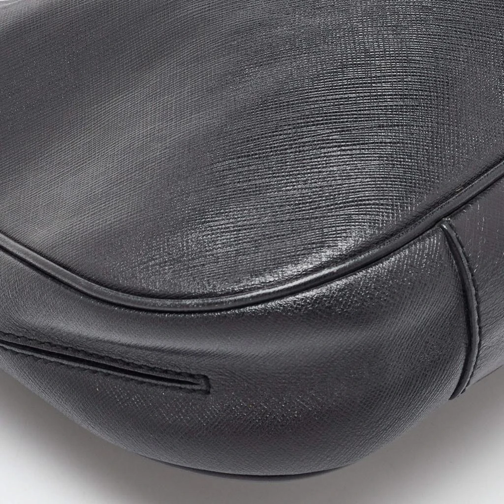 Salvatore Ferragamo Salvatore Ferragamo Black Leather Gancini Romana Hobo 11