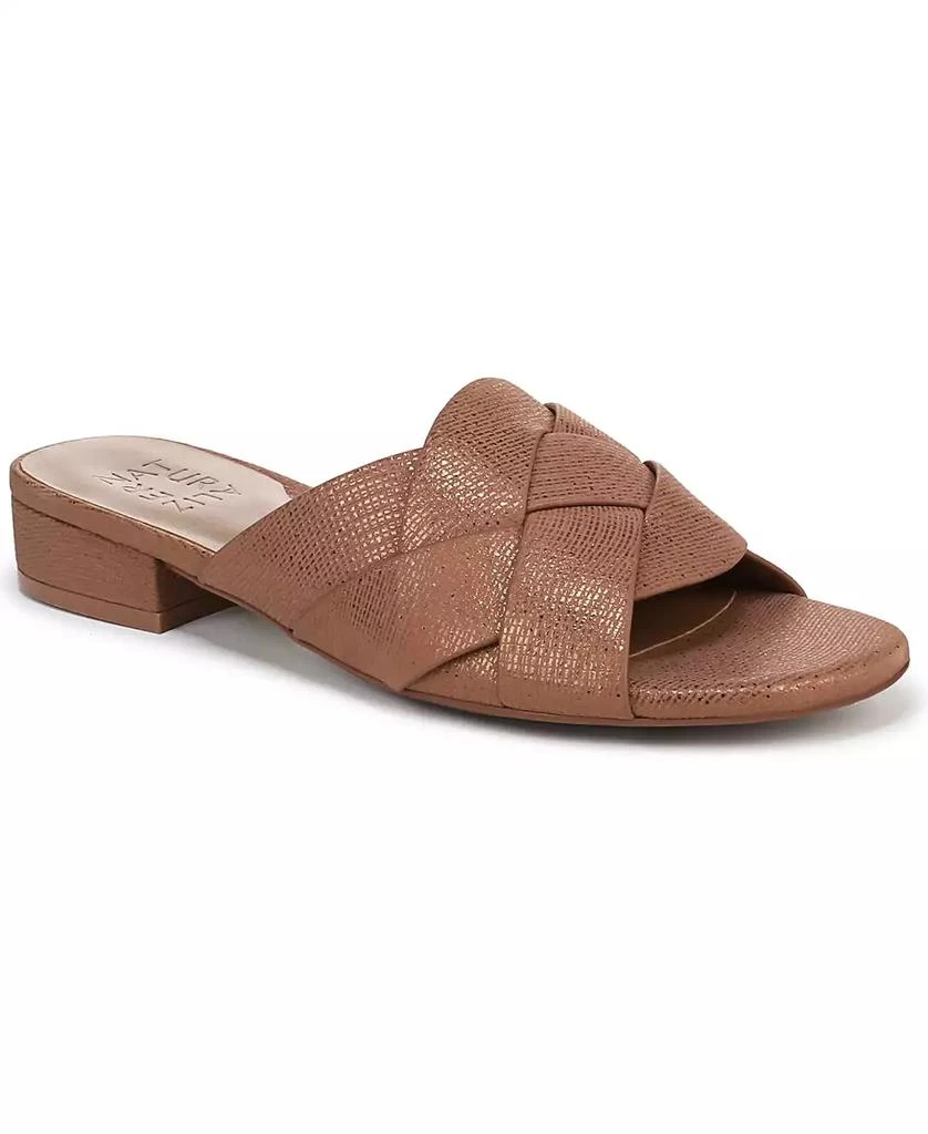Naturalizer Women
s Morena 2 Block Heel Slide Sandals 1