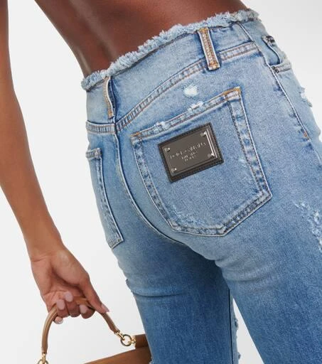 Dolce 
Gabbana Distressed skinny jeans 6