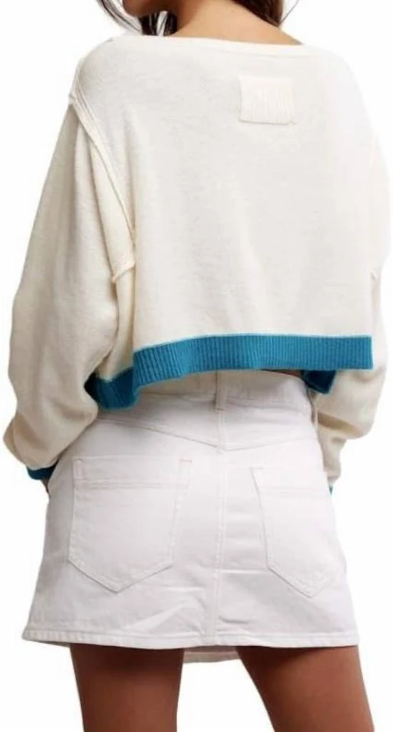 Free People Free People - INTO THE BLUE PULLOVER SWEATER 3