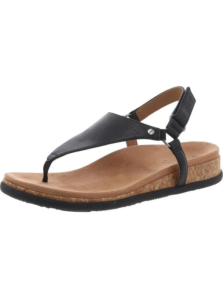 VIONIC Kirra II Womens Leather Ankle Strap Slingback Sandals 1