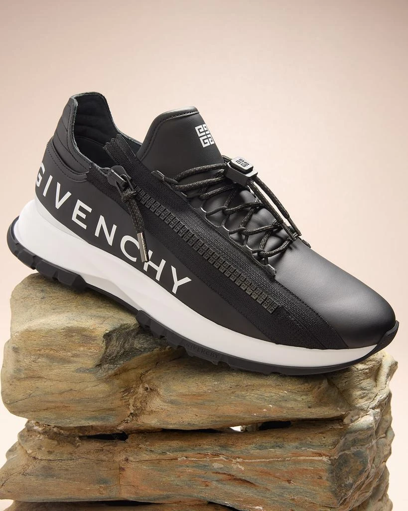 Givenchy Men's Spectre Leather Side-Zip Runner Sneakers 5