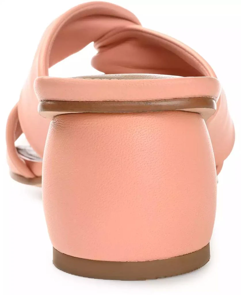 Journee Signature Women's Charlize Twisted Slip On Dress Sandals 3