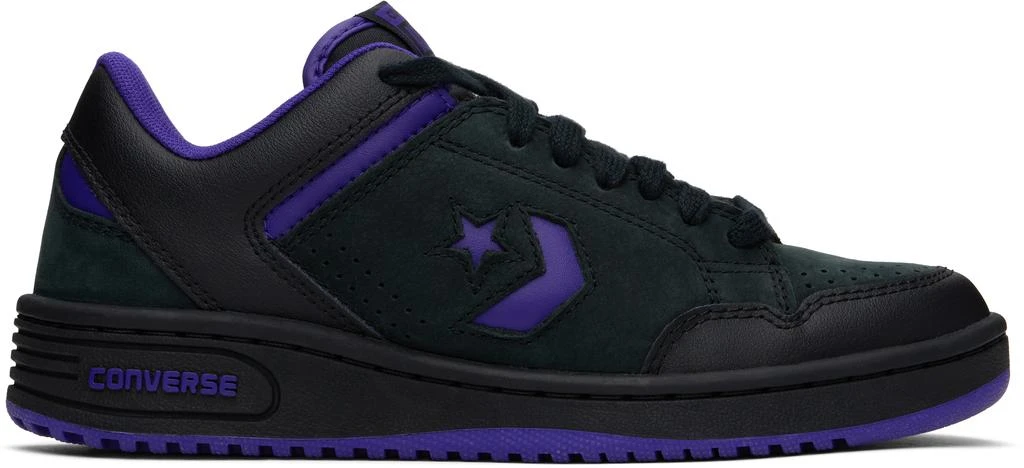 Converse Black Converse Weapon Leather Low Top Sneakers 1
